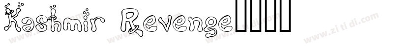 Kashmir Revenge字体转换